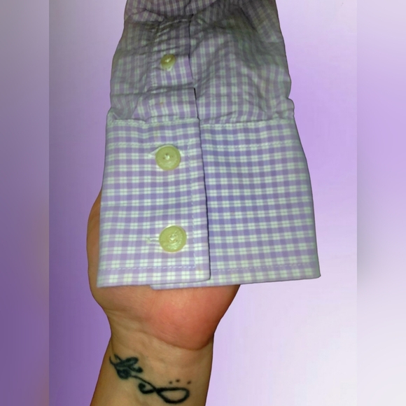 VINTAGE MENS ABERCROMBIE & FITCH LONG SLEEVE BUTTON DOWN SHIRT SZ. SM - Picture 6 of 7